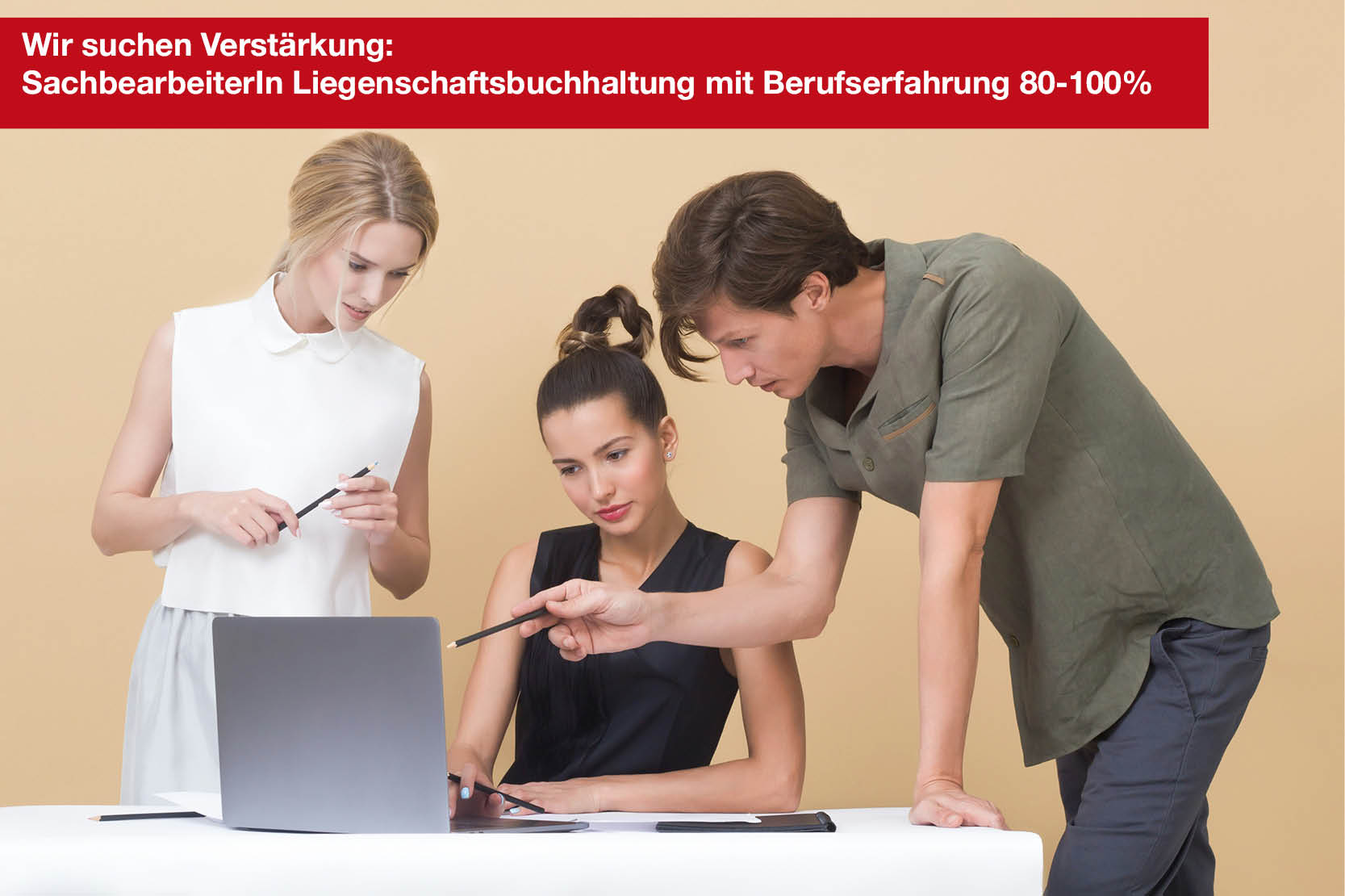 Wir suchen Verstärkung für unser Team